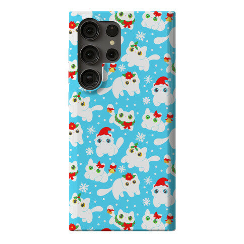 Christmas Cats Pattern Phone Case
