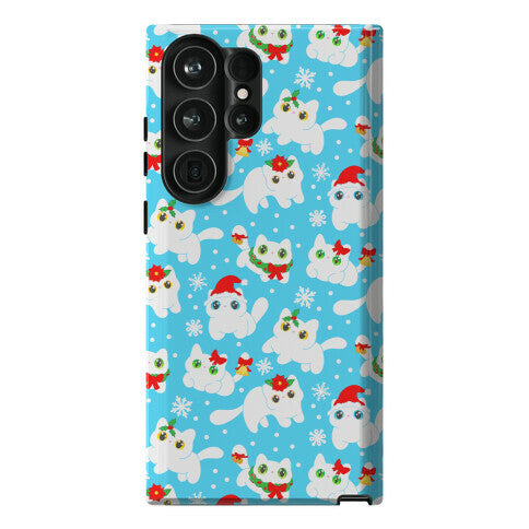 Christmas Cats Pattern Phone Case