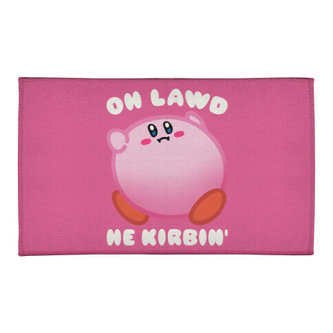 Oh Lawd He Kirbin' Parody Welcome Mat