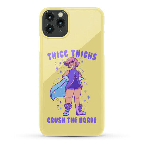 Thicc Thighs Crush The Horde Phone Case