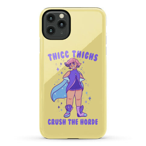 Thicc Thighs Crush The Horde Phone Case