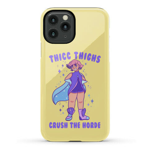 Thicc Thighs Crush The Horde Phone Case