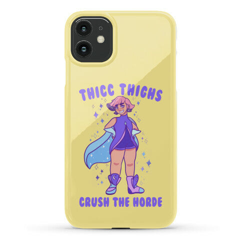 Thicc Thighs Crush The Horde Phone Case