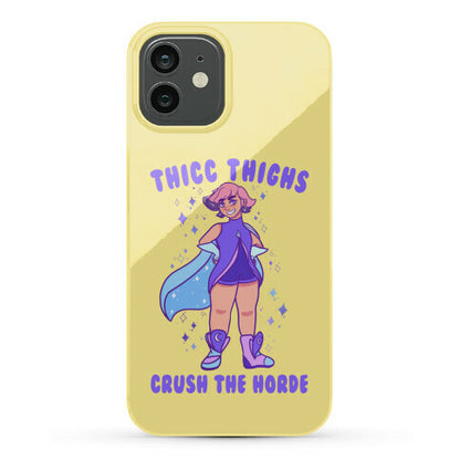 Thicc Thighs Crush The Horde Phone Case