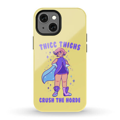 Thicc Thighs Crush The Horde Phone Case