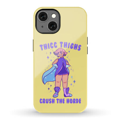 Thicc Thighs Crush The Horde Phone Case