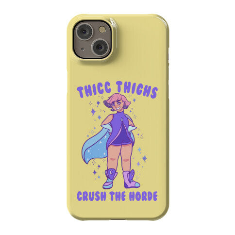 Thicc Thighs Crush The Horde Phone Case