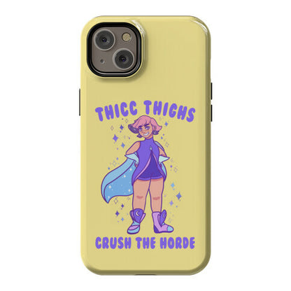 Thicc Thighs Crush The Horde Phone Case