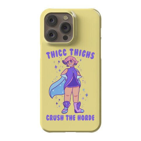 Thicc Thighs Crush The Horde Phone Case