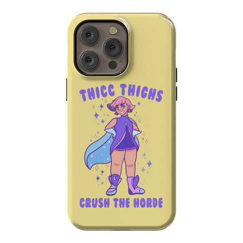 Thicc Thighs Crush The Horde Phone Case