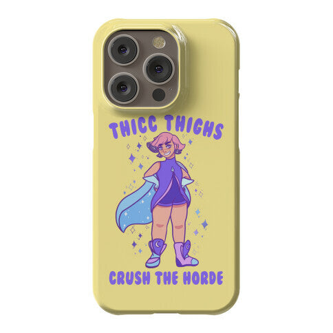 Thicc Thighs Crush The Horde Phone Case