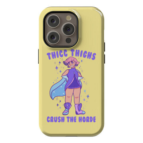 Thicc Thighs Crush The Horde Phone Case
