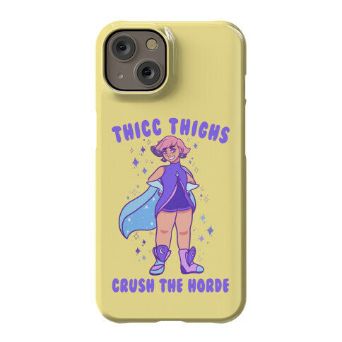 Thicc Thighs Crush The Horde Phone Case