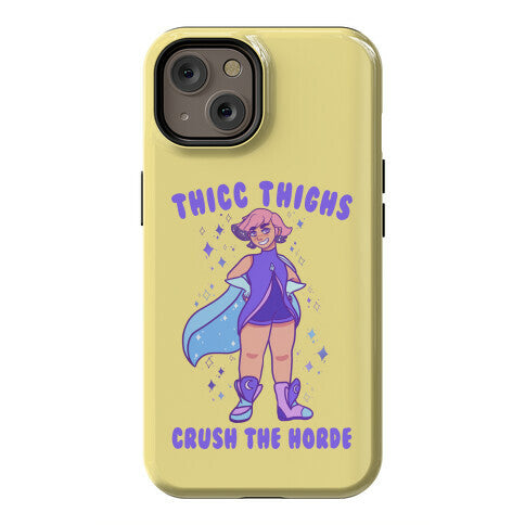 Thicc Thighs Crush The Horde Phone Case