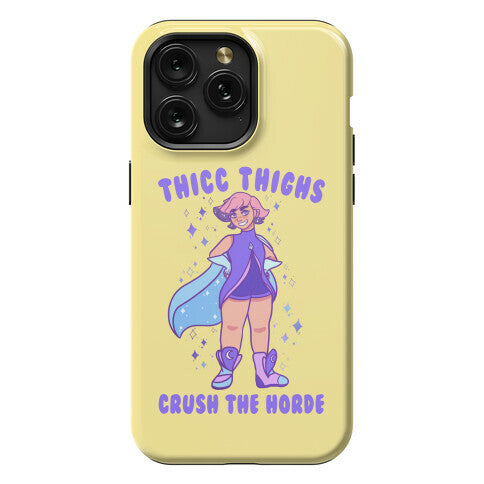 Thicc Thighs Crush The Horde Phone Case