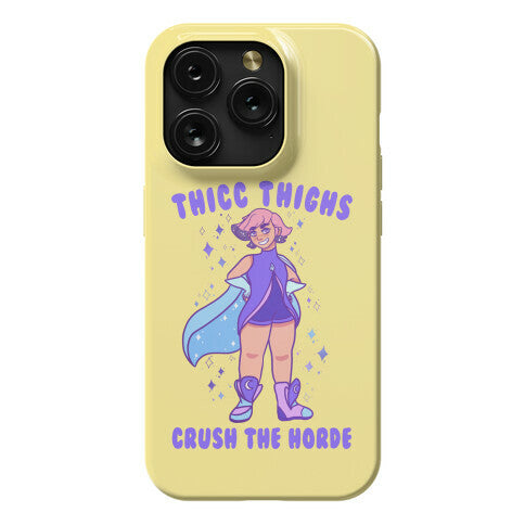 Thicc Thighs Crush The Horde Phone Case