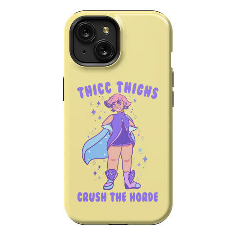Thicc Thighs Crush The Horde Phone Case