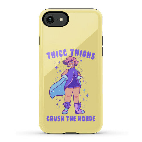 Thicc Thighs Crush The Horde Phone Case