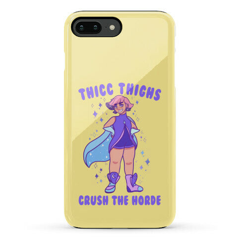 Thicc Thighs Crush The Horde Phone Case
