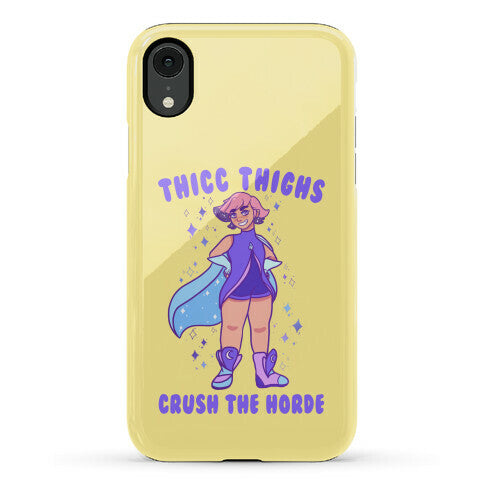 Thicc Thighs Crush The Horde Phone Case