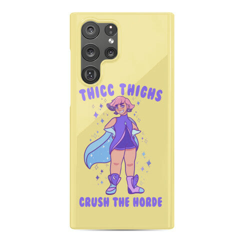 Thicc Thighs Crush The Horde Phone Case