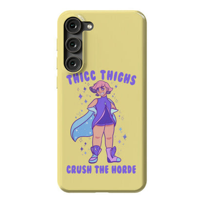 Thicc Thighs Crush The Horde Phone Case