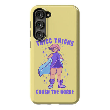 Thicc Thighs Crush The Horde Phone Case