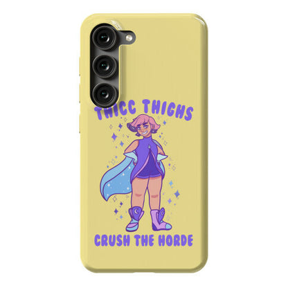 Thicc Thighs Crush The Horde Phone Case