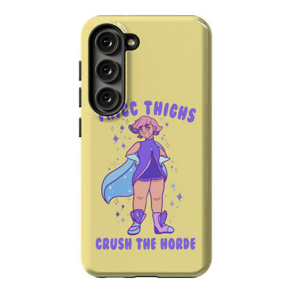 Thicc Thighs Crush The Horde Phone Case