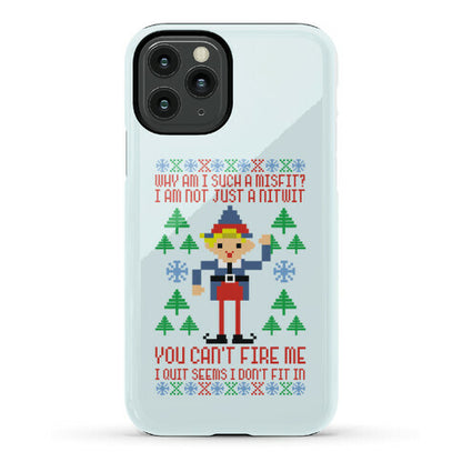 Why am I Such a Misfit I Am Not Just a Nitwit Phone Case