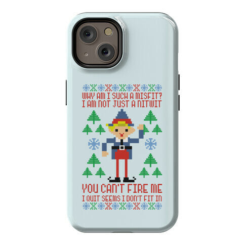 Why am I Such a Misfit I Am Not Just a Nitwit Phone Case