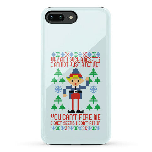 Why am I Such a Misfit I Am Not Just a Nitwit Phone Case