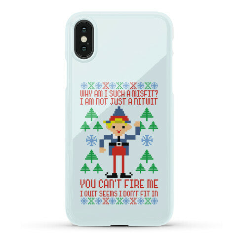 Why am I Such a Misfit I Am Not Just a Nitwit Phone Case