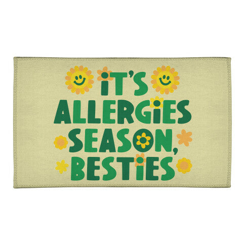 It's Allergies Season, Besties Welcome Mat