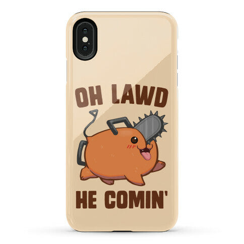 Oh Lawd He Comin' Pochita Phone Case