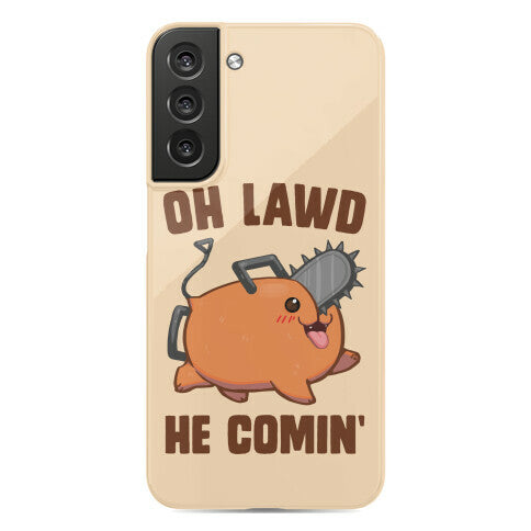 Oh Lawd He Comin' Pochita Phone Case