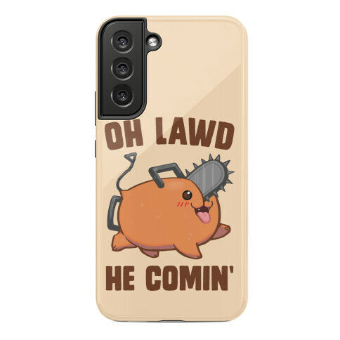 Oh Lawd He Comin' Pochita Phone Case