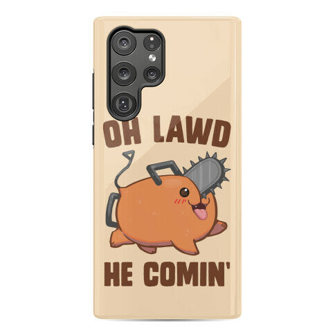 Oh Lawd He Comin' Pochita Phone Case