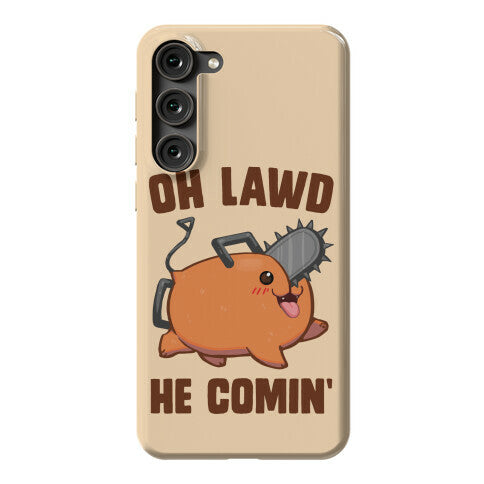 Oh Lawd He Comin' Pochita Phone Case