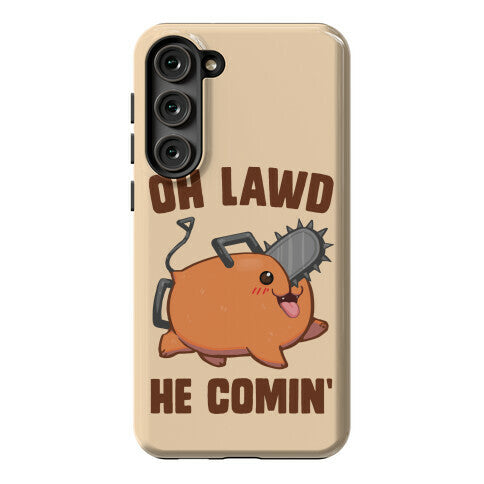 Oh Lawd He Comin' Pochita Phone Case