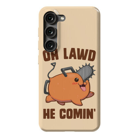 Oh Lawd He Comin' Pochita Phone Case