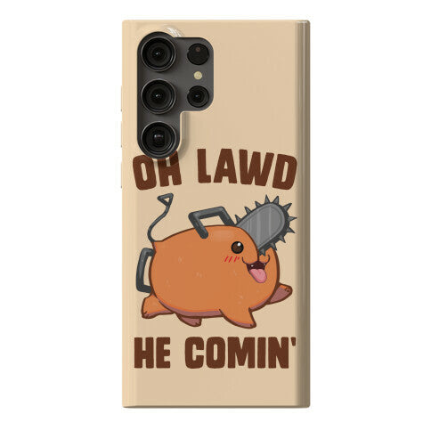 Oh Lawd He Comin' Pochita Phone Case