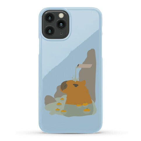 Capybara Hot Spring Phone Case