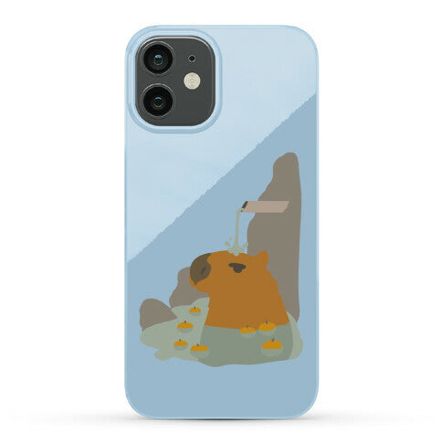 Capybara Hot Spring Phone Case