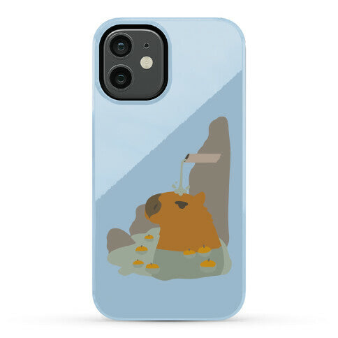 Capybara Hot Spring Phone Case