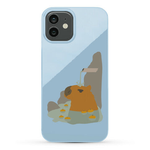 Capybara Hot Spring Phone Case