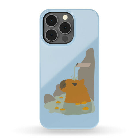 Capybara Hot Spring Phone Case