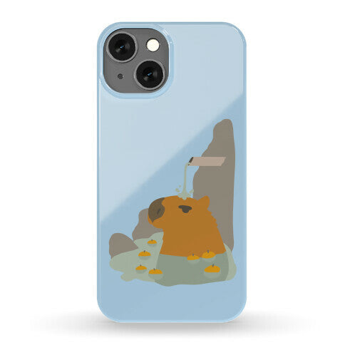 Capybara Hot Spring Phone Case