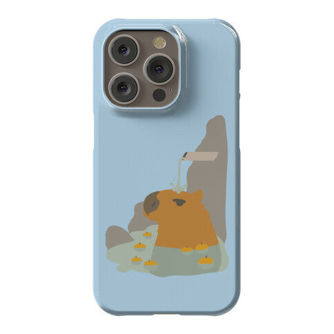 Capybara Hot Spring Phone Case