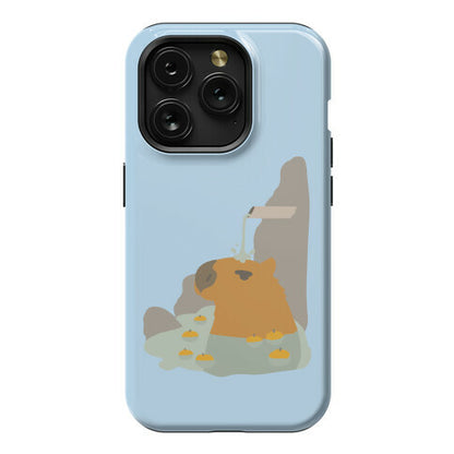 Capybara Hot Spring Phone Case